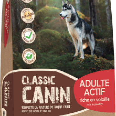 Sac classic canin adulte actif 14 kg e1591444759539
